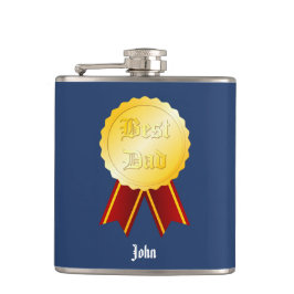 Bästa Pappa Medalj Band Fars Dag Fickplunta
