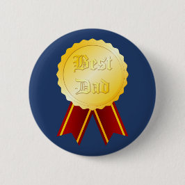 Bästa Pappa Medalj Band Fars Dag Knapp