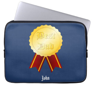 Bästa Pappa Medalj Band Fars Dag Laptop Fodral