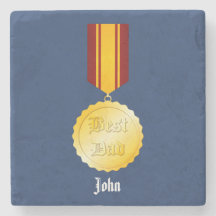 Bästa Pappa-medalj Brooch Far-dagen