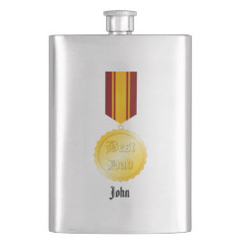 Bästa Pappa Medalj Brosch Fars Dag Fickplunta