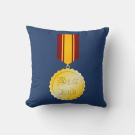 Bästa Pappa Medalj Brosch Fars Dag Kudde