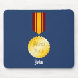 Bästa Pappa Medalj Brosch Fars Dag Musmatta