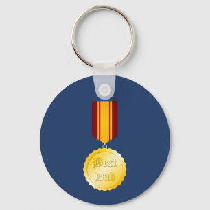 Bästa Pappa Medalj Brosch Fars Dag Nyckelring