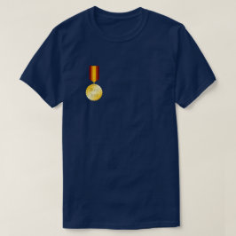 Bästa Pappa Medalj Brosch Fars Dag T Shirt