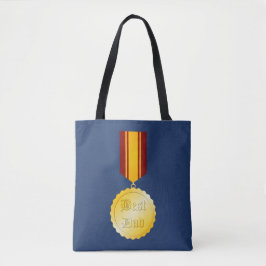Bästa Pappa Medalj Brosch Fars Dag Tygkasse