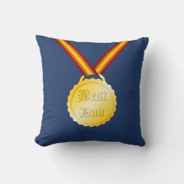Bästa Pappa Medalj Fars Dag Kudde