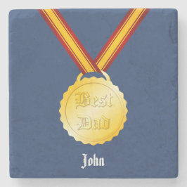 Bästa Pappa Medalj Fars Dag Stenunderlägg