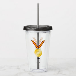 Bästa Pappa Medalj Fars Dag Take Away Mugg