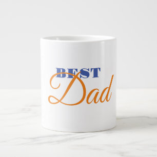 Bästa Pappa-minimalistisk ren Professionell Jumbo Mugg