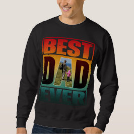 BÄSTA PAPPA NÅGON FARS DAG PERSONLIG BILD LÅNG ÄRMAD TRÖJA