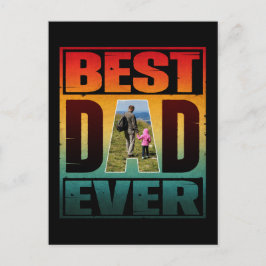 BÄSTA PAPPA NÅGON FARS DAG PERSONLIG BILD VYKORT