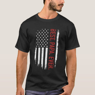 Bästa Pappa Någon Gång Med Oss Amerikansk Flagga F T Shirt