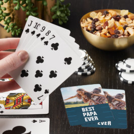 Bästa Pappa Någon Sin Bild Casinokort