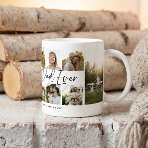 Bästa pappa någonsin 10 Fotosammanställning Minnes Kaffemugg
