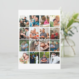 Bästa pappa någonsin 16 Foto Collage Personlig far