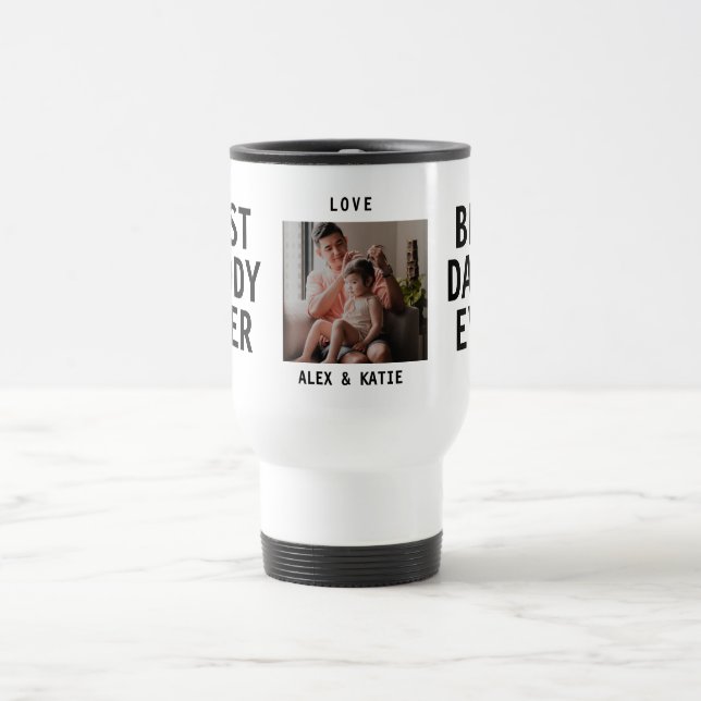 Bästa Pappa någonsin, 1 foto Resemugg (Center)