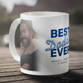 Bästa pappa någonsin 2-fotokaffe Mugg