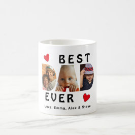 Bästa Pappa någonsin-3-Anpassningsbar för fotokoll Kaffemugg