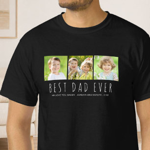 BÄSTA PAPPA NÅGONSIN 3 Bilder Modern typografi T Shirt