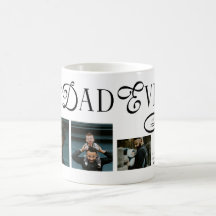 Bästa pappa någonsin 3-foto moderna fadersdagspres