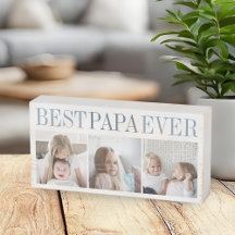 Bästa Pappa någonsin 3-fotokollage Grandpa