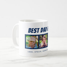 Bästa Pappa någonsin 3-foton Kaffemugg