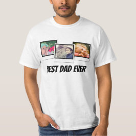 Bästa Pappa någonsin, 3-fotoögonblicksbild av Rama T Shirt