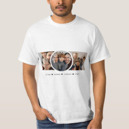 Bästa pappa någonsin, 3 Photo Collage Fars dag T Shirt