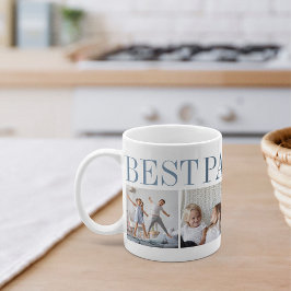 Bästa Pappa någonsin 4 fotokollage Grandpa Kaffemugg