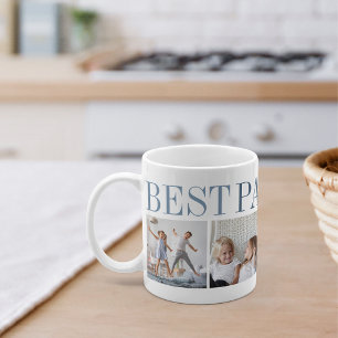 Bästa Pappa någonsin 4 fotokollage Grandpa Kaffemugg