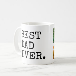Bästa Pappa någonsin 4-fotokollage Kaffemugg