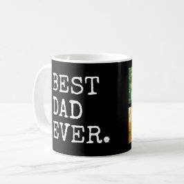 Bästa Pappa någonsin 4-fotokollage Kaffemugg