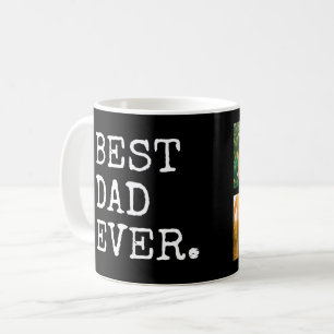 Bästa Pappa någonsin 4-fotokollage Kaffemugg