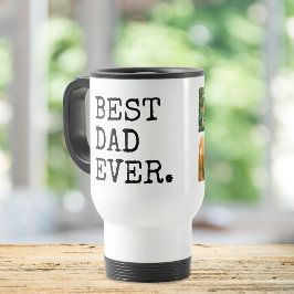 Bästa Pappa någonsin 4-fotokollage Resemugg