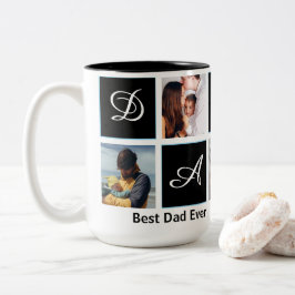 Bästa pappa någonsin 5 Foto Personlig mugg