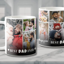 Bästa pappa någonsin 8 Foto Collage Fars dag