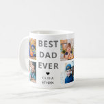 Bästa Pappa någonsin, 8 Personlig för fotosamling, Kaffemugg<br><div class="desc">En modern 8-fotokollage mugg för bästa pappa någonsin! Anpassa till namn och speciella ögonblick bilder för att göra det till en unik gåva.</div>