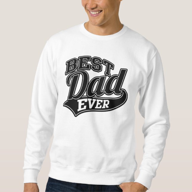 Bästa Pappa någonsin - alla stjärnor SuperPappa Sweatshirt (Framsida)