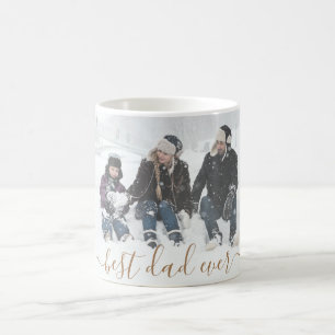 Bästa pappa någonsin, anpassa med ditt namn, foto kaffemugg