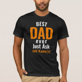 Bästa Pappa någonsin. Anpassa T Shirt