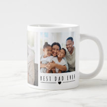 Bästa pappa någonsin Anpassad 3 familjefoto collag