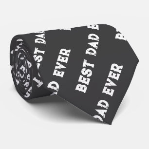Bästa pappa någonsin Anpassad årsmonogram Mönster Slips