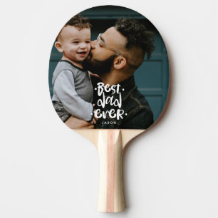 Bästa pappa någonsin Anpassad bild Fars dag-presen Pingisracket