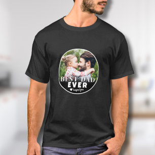 Bästa pappa någonsin Anpassad bild Pappa T Shirt