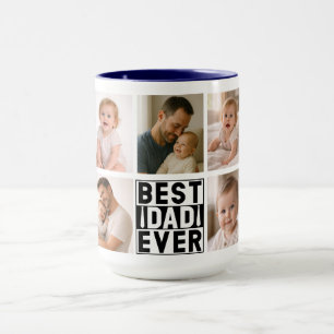 Bästa pappa någonsin Anpassad bild Personlig fad Mugg