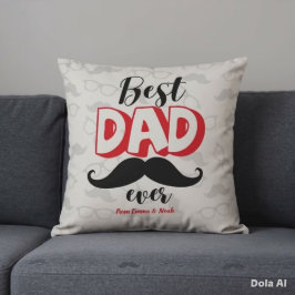 Bästa pappa någonsin Anpassad fadersdagspresent Kudde