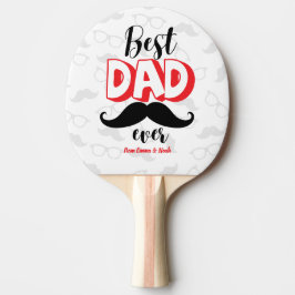 Bästa pappa någonsin Anpassad fadersdagspresent Pingisracket