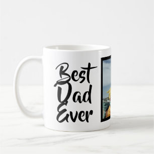 Bästa pappa någonsin Anpassad foto Fars dag-presen Kaffemugg