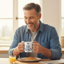 Bästa pappa någonsin Anpassad fotokaffemugg